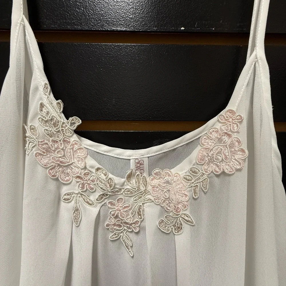 Gilligan & O’Malley Ivory Lace Sleep Dress Nightgown XL - Picture 2 of 3